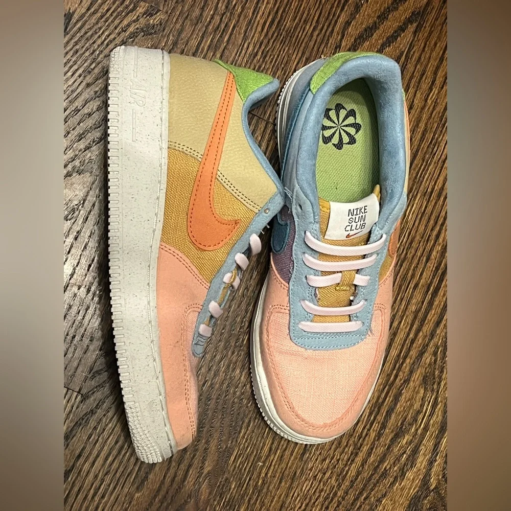 Nike Sun Club Air Force Ones - Picture 1 of 5